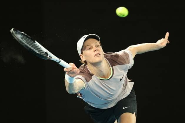 Tennis 2024: Australian Open Day 15 January 28, 2024: 4th seed JANNIK SINNER of Italy in action against 3rd seed Danil Medvedev of the Russian Federation on Rod Laver Arena in the Men s Singles Final match on day 15 of the 2024 Australian Open in Melbourne, Australia. Sydney Low Cal Media(Credit Image: Â Sydney Low Cal Sport Media) California USA EDITORIAL USE ONLY Copyright: xx ZUMA-20240128_faf_c04_020.jpg SydneyxLowx csmphotothree228172