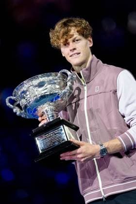 Jannik Sinner (ITA) TENNIS : Open Australie 2024 - Melbourne - 28 01 2024 VirginieBouyer Panoramic 