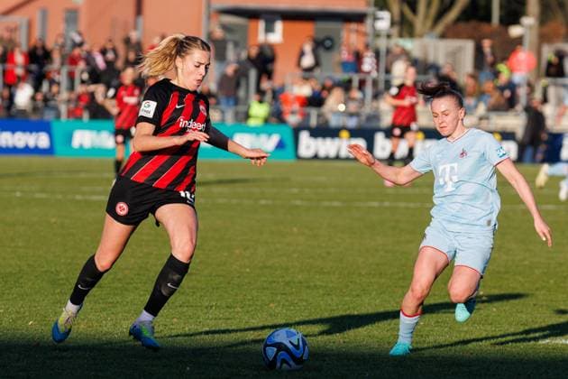 GPFBL Eintracht Frankfurt 1 FC Köln, 11 Matchday, 28 01 2024, Frankfurt Laura Freigang Eintracht Frankfurt 10 Matchday 11 of the Google Pixel Womens Bundesliga between Eintracht Frankfurt and 1 FC Köln at Stadion am Brentanobad in Frankfurt on 28 01 2024 Copyright: xBEAUTIFULxSPORTS Hahnex