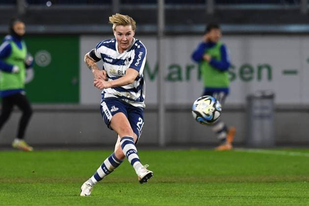 Sarah Freutel MSV Duisburg Frauen GER, MSV Duisburg Frauen vs 1 FC Nuernberg Frauen, Football, Bundesliga,11 Spieltag Spielzeit 2023 2024, 28 01 2024 DFL DFB REGULATIONS PROHIBIT ANY USE OF PHOTOGRAPHS AS IMAGE SEQUENCES AND OR QUASI VIDEO GER, MSV Duisburg Frauen vs 1 FC Nuernberg Frauen, Football, Bundesliga,11 Spieltag Spielzeit 2023 2024, 28 01 2024 Duisburg Copyright: xEibner-Pressefoto ThomasxThienelx EP_TTL