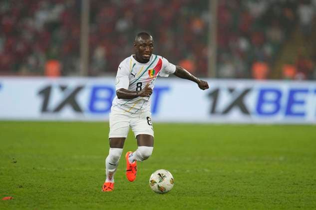 African Cup of Nations Round of 16: Equatorial Guinea vs Guinea 2024 January 28 2024: Naby Deco Keita (Guinea) looks on during a African Cup of Nations Round of 16 game, Equatorial Guinea vs Guinea , at Alassane Ouattara Stadium, Abidjan, Ivory Coast. Kim Price CSM (Credit Image: Â Kim Price Cal Media) Abidjan Abidjan Ivory Coast EDITORIAL USE ONLY Copyright: xx ZUMA-20240128_zma_c04_152.jpg KimxPricex csmphotothree228447