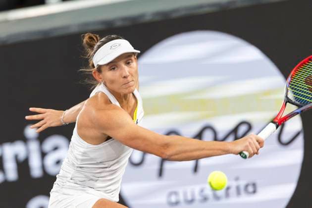 TENNIS - WTA, Tennis Damen Upper Austria Ladies Linz LINZ,AUSTRIA,30.JAN.24 - TENNIS - WTA Tour, Upper Austria Ladies Linz. Image shows Varvara Gracheva (FRA).  GEPAxpictures xGintarexKarpaviciute
