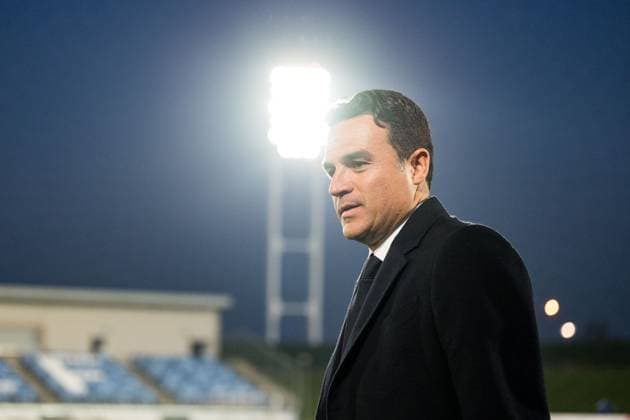 240130 Head coach Alberto Toril of Real Madrid ahead of the UEFA Women s Champions League football match between Real Madrid and Häcken on January 30, 2024 in Madrid Photo Mathias Bergeld BILDBYRAN code MB MB0845 fotboll soccer fotball champions league real madrid häcken dam bbeng women kvinner  Copyright: MATHIASxBERGELD BB240130MB026