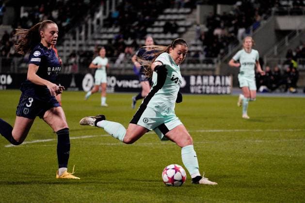 Fran Kirby of Chelsea Paris FC Feminines v Chelsea Women, Football, UEFA Women s Champions League, Group D, Stade Charlety, Paris, France - 30 Jan 2024 EDITORIAL USE ONLY No use with unauthorised audio, video, data, fixture lists, club league logos or live services. Online in-match use limited to 120 images, no video emulation. No use in betting, games or single club league player publications. Copyright: xDavexWinter Shutterstockx 14324140an
