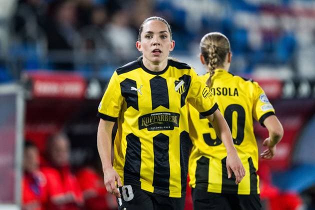 240130 Elin Rubensson of Häcken during the UEFA Women s Champions League football match between Real Madrid and Häcken on January 30, 2024 in Madrid Photo Mathias Bergeld BILDBYRAN code MB MB0845 fotboll football soccer fotball champions league real madrid häcken dam bbeng women kvinner  Copyright: MATHIASxBERGELD BB240130MB055