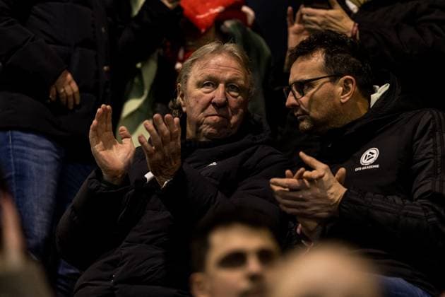 UEFA Womens Champions League FC Bayern Munich Paris Saint Germain 30 01 2024 Horst Hrubesch national coach Germany applauds UEFA Womens Champions League FC Bayern Munich Paris Saint Germain, Munich, FC Bayern Campus on 30 01 2024 Copyright: xBEAUTIFULxSPORTS Wunderlx