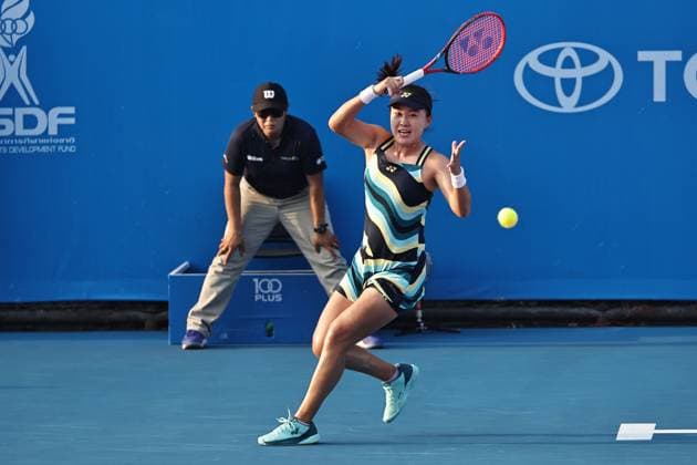 Zhu Lin, CHN, during 2024 Thailand Open in Hua Hin, 30 01 2024