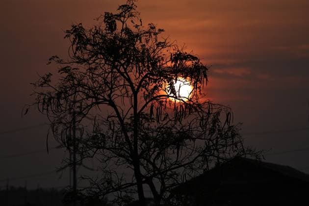 Sunset during 2024 Thailand Open in Hua Hin, 30 01 2024
