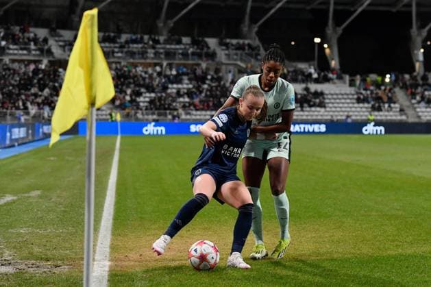 - Paris FC - Chelsea - 30 01 2024 - France Ile-de-France (region) Paris - Paris FC s players suffered a heavy defeat against Chelsea on Day 6 of Group D of the Champions League at the Stade Charlety on January 30, 2024.  JulienxMattiax xLexPictorium LePictorium_0288258