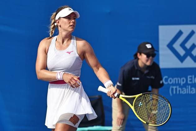 Dalma Galfi, HUN, during 2024 Thailand Open in Hua Hin, 31 01 2024