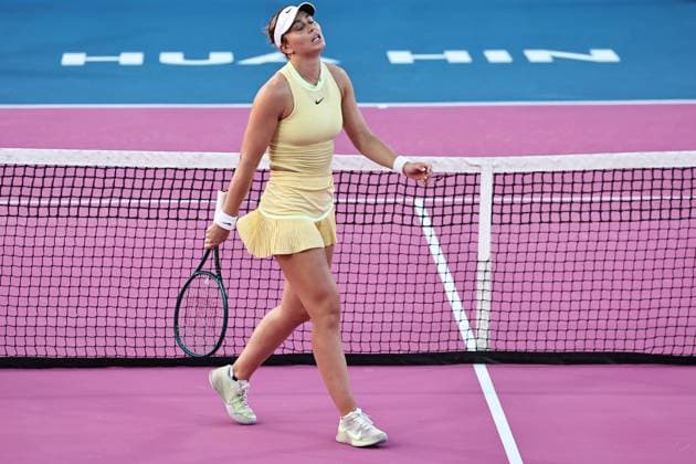 Paula Badosa, ESP, during 2024 Thailand Open in Hua Hin, 31 01 2024
