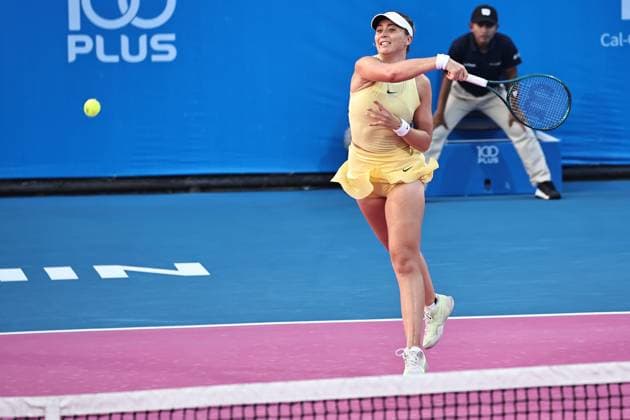 Paula Badosa, ESP, during 2024 Thailand Open in Hua Hin, 31 01 2024