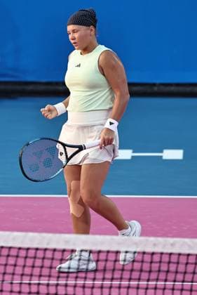 Diana Shnaider, RUS, during 2024 Thailand Open in Hua Hin, 31 01 2024