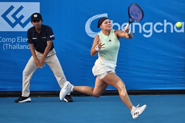 Diana Shnaider, RUS, during 2024 Thailand Open in Hua Hin, 31 01 2024
