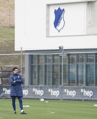 31 01 2024, GER, Football, Men, 1 BL 2023 2024, TSG 1899 Hoffenheim, Training Benjamin Hübner TSG Hoffenheim Zuzenhausen Germany ,EDITORIAL USE ONLY