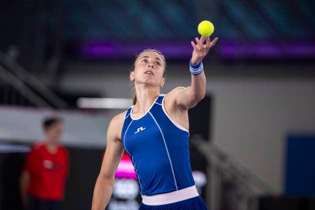 TENNIS - WTA, Tennis Damen Upper Austria Ladies Linz LINZ,AUSTRIA,31.JAN.24 - TENNIS - WTA Tour, Upper Austria Ladies Linz. Image shows Petra Martic (CRO).  GEPAxpictures xGintarexKarpaviciute