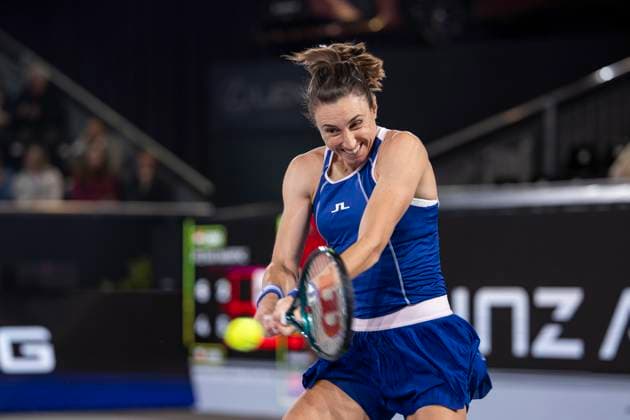 TENNIS - WTA, Tennis Damen Upper Austria Ladies Linz LINZ,AUSTRIA,31.JAN.24 - TENNIS - WTA Tour, Upper Austria Ladies Linz. Image shows Petra Martic (CRO).  GEPAxpictures xGintarexKarpaviciute