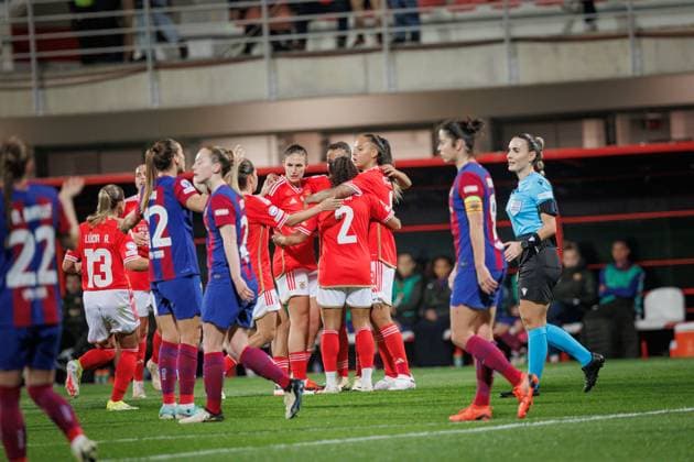 Football, Women, CL, Benfica Lisbon - FC Barcelona