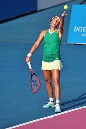 Tatjana Maria, GER, during 2024 Thailand Open in Hua Hin, 01 02 2024