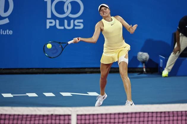 Linda Fruhvirtova, CZE, during 2024 Thailand Open in Hua Hin, 01 02 2024