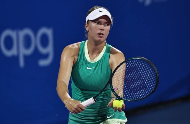 Linda Fruhvirtova, CZE, during 2024 Thailand Open in Hua Hin, 01 02 2024