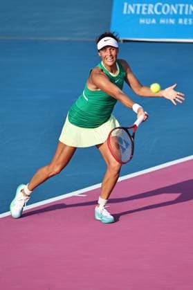 Tatjana Maria, GER, during 2024 Thailand Open in Hua Hin, 01 02 2024
