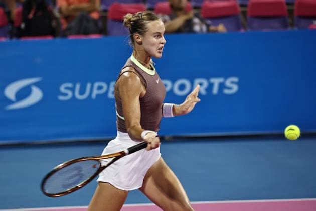 Anna Karolina Schmiedlova, SVK, during 2024 Thailand Open in Hua Hin, 01 02 2024