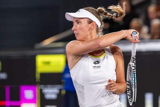 TENNIS - WTA, Tennis Damen Upper Austria Ladies Linz LINZ,AUSTRIA,02.FEB.24 - TENNIS - WTA Tour, Upper Austria Ladies Linz. Image shows Elise Mertens (BEL).  GEPAxpictures xGintarexKarpaviciute