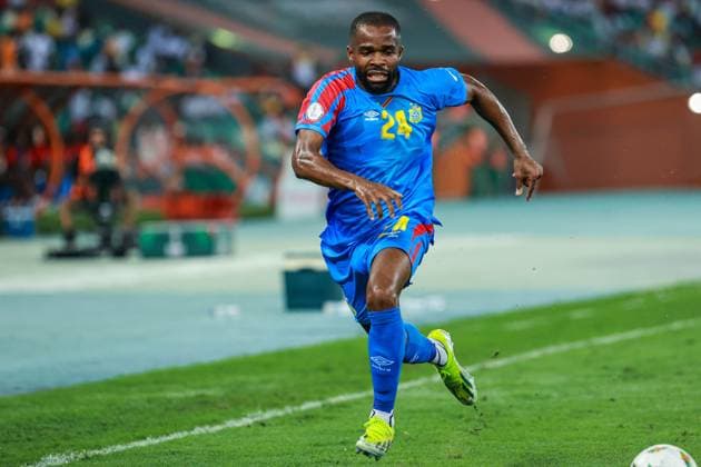 ABIDJAN, COTE D IVOIRE - FEBRUARY 2; Gedeon Kalulu Kyatengwa of Congo Dr during the TotalEnergies Caf Africa Cup of Nations (Afcon 2023) match between Congo Dr and Guinea at Stade Olympique Alassane Quattara on February 2, 2024 in Abidjan, Cote d Ivoire. Photo by Didier Lefa Copyright: xDidierxLefax