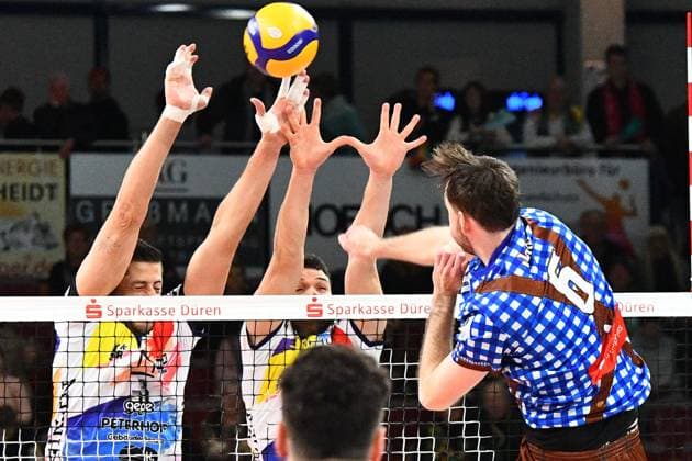 Volleyball, VBL, SWD Powervolleys Düren - TSV Herrsching