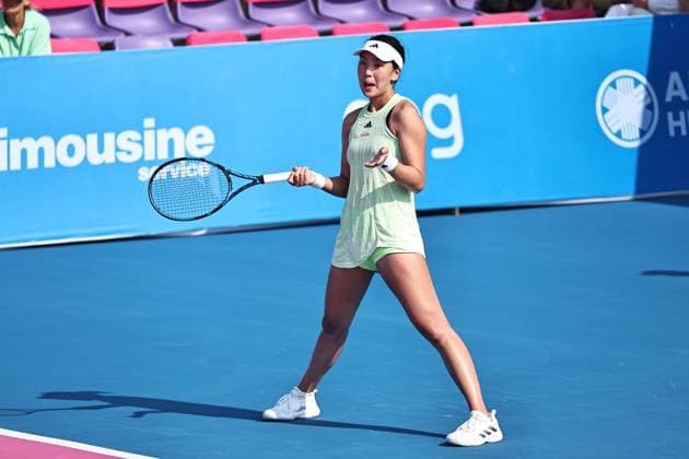 Wang Xinyu, CHN, during quarter finals at 2024 Thailand Open in Hua Hin, 02 02 2024