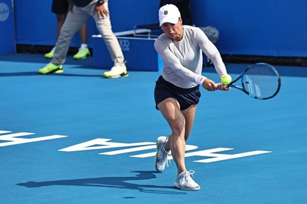 Yulia Putintseva, KAZ, during quarter finals at 2024 Thailand Open in Hua Hin, 02 02 2024