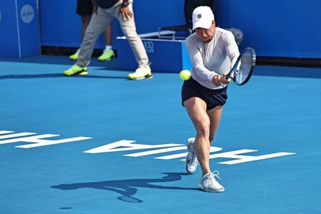 Yulia Putintseva, KAZ, during quarter finals at 2024 Thailand Open in Hua Hin, 02 02 2024