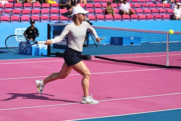 Yulia Putintseva, KAZ, during quarter finals at 2024 Thailand Open in Hua Hin, 02 02 2024