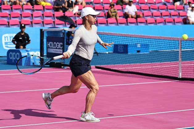 Yulia Putintseva, KAZ, during quarter finals at 2024 Thailand Open in Hua Hin, 02 02 2024