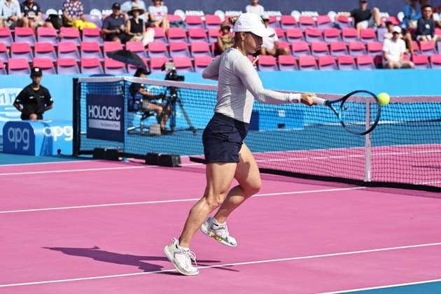 Yulia Putintseva, KAZ, during quarter finals at 2024 Thailand Open in Hua Hin, 02 02 2024