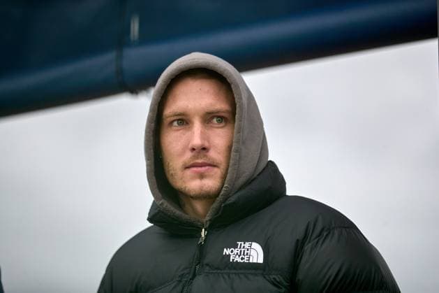 03 02 2024, GER, Womens Soccer, BL, 2023 2024, RB Leipzig 1 FC Köln David Raum 22, RB Leipzig , Portrait, at the match of RB Women Leipzig Training Center of the Red Bull Saxony Germany