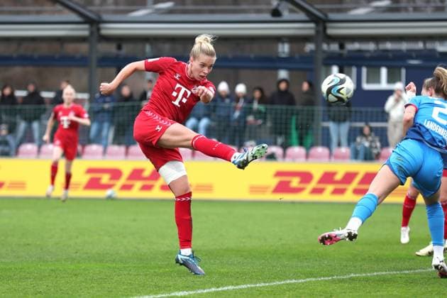 Bundesliga Women RB Leipzig vs 1 FC Köln, 03 02 24 Celina Degen 5, 1 FC Köln Soccer, Google Pixel Women Bundesliga, Season 2023 2024, 12 Matchday RB Leipzig vs 1 FC Köln on 03 02 24, RB Academy Cottaweg DFB REGULATIONS PROHIBIT ANY USE OF PHOTOGRAPHS AS IMAGE SEQUENCES AND OR QUASI VIDEO Copyright: xBEAUTIFULxSPORTS JanxKaeferx