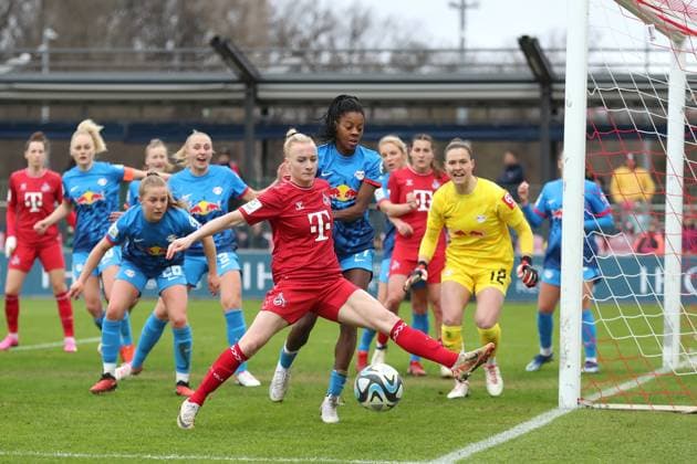 Bundesliga Women RB Leipzig vs 1 FC Köln, 03 02 24 Anna Gerhardt 21, 1 FC Köln dangerous in front of goal Soccer, Google Pixel Women Bundesliga, Season 2023 2024, 12 Matchday RB Leipzig vs 1 FC Köln on 03 02 24, RB Academy Cottaweg DFB REGULATIONS PROHIBIT ANY USE OF PHOTOGRAPHS AS IMAGE SEQUENCES AND OR QUASI VIDEO Copyright: xBEAUTIFULxSPORTS JanxKaeferx