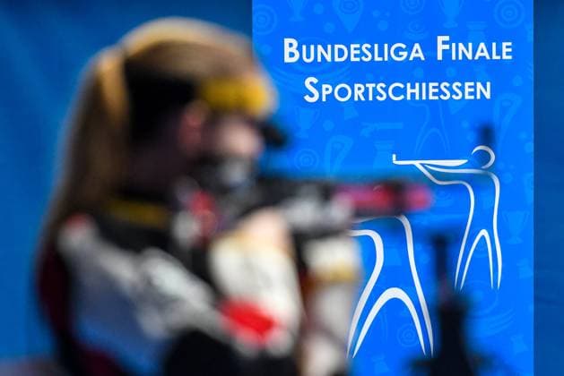 GER, Bundesliga Final Sport Shooting 2024 03 02 2024, ratiopharm arena, Neu Ulm, GER, Bundesliga Final Sport Shooting 2024, air rifle, quarter final SSV Kronau vs SSG Kevelaer, in the picture symbol photo nordphoto GmbH Hafner nordphotoxGmbHx xHafner nph00200