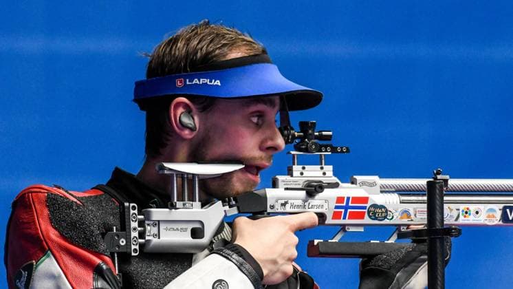 GER, Bundesliga Final Sport Shooting 2024 03 02 2024, ratiopharm arena, Neu Ulm, GER, Bundesliga Final Sport Shooting 2024, air rifle, semi-final, SV Wieckenberg vs SSV Kronau picture Henrik Larsen SV Wieckenberg photo nordphoto GmbH Hafner nordphotoxGmbHx xHafner nph00200