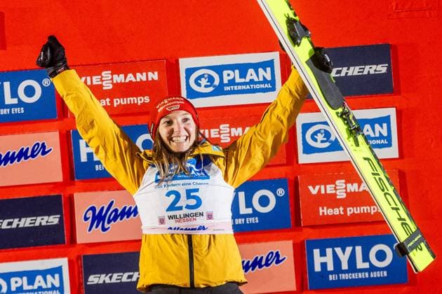 Sport Bilder des Tages Katharina SCHMID (Deutschland) 3. Platz, Women Large Hill Individual, Skispringen, Weltcup Frauen Muehlenkopfschanze, 03.02.2024 Skispringen, Weltcup Frauen Muehlenkopfschanze, 03.02.2024 Willingen (Upland) *** Katharina SCHMID Germany 3rd place, Women Large Hill Individual, Ski Jumping, World Cup Women Muehlenkopfschanze, 03 02 2024 Ski Jumping, World Cup Women Muehlenkopfschanze, 03 02 2024 Willingen Upland Copyright: xEibner-Pressefoto KarstenxSocherx EP_KSO