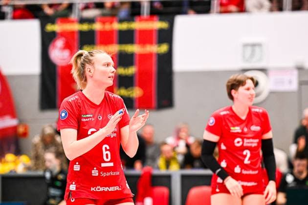 1 Volleyball Bundesliga Women, Dresdner SC vs SSC Palmberg Schwerin, Dresden, 03 02 2024 Jennifer Janiska Dresdner SC, 6 1 Volleyball Bundesliga Women, Dresdner SC vs SSC Palmberg Schwerin on 03 02 2024 at the Margon Arena Dresden Copyright: xBEAUTIFULxSPORTS Hoepnerx