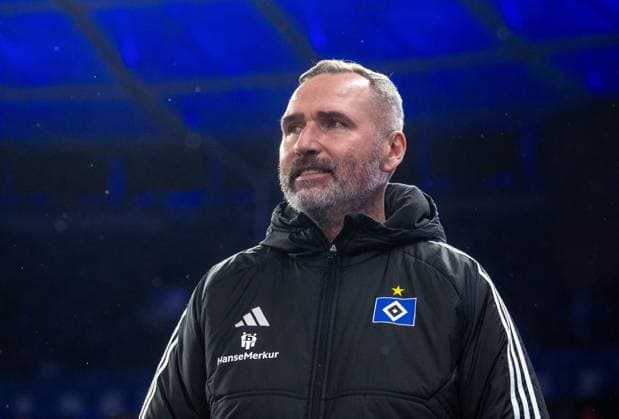 Soccer, Men, Season 2023 2024, 2 Bundesliga 20 Matchday , Hertha BSC Hamburger SV, Coach Tim Walter HSV , 03 02 2024, Copyright: xSebastianxRäppold MatthiasxKochx