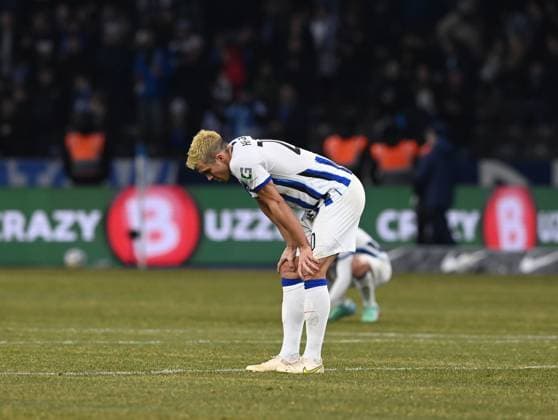 Soccer, Men, Season 2023 2024, 2 Bundesliga 20 Matchday , Hertha BSC Hamburger SV, Marc Oliver Kempf Hertha BSC , Disappointment after final whistle, 03 02 2024, Copyright: xSebastianxRäppold MatthiasxKochx