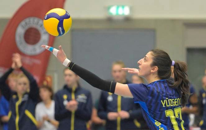 3 2 2024, Schwerins Tutku Yüzgenc, Volleyball, Bundesliga, Dresdner SC SSC Schwerin, c Dresden Germany