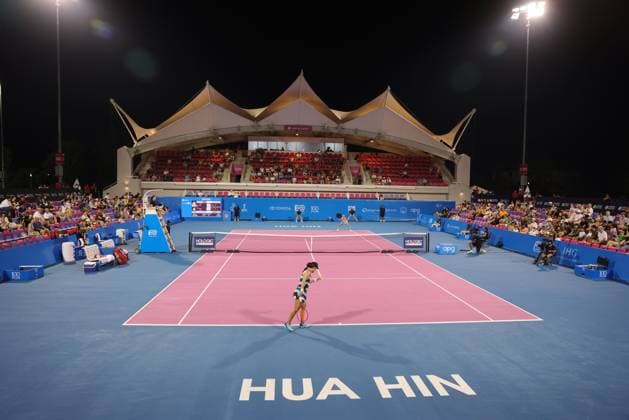 True arena during semi finals at 2024 Thailand Open in Hua Hin, 03 02 2024