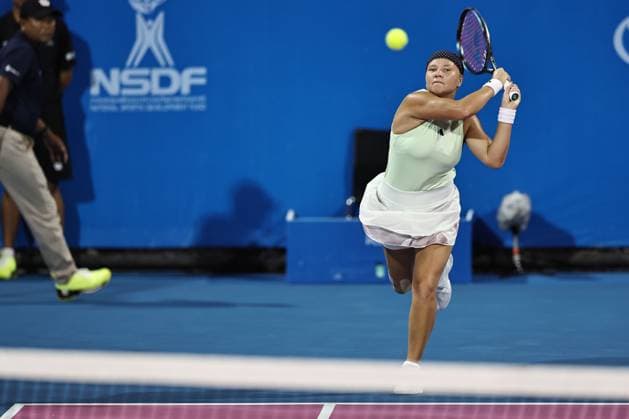 Diana Shnaider, RUS, during final at 2024 Thailand Open in Hua Hin, 04 02 2024