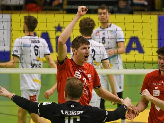 Moritz Rauber TV Rottenburg 2 , TV Rottenburg vs SV Schwaig, Volleyball, 2 Bundesliga, Matchday 16, Season 2023 2024, 04 02 2024, TV Rottenburg vs SV Schwaig, Volleyball, 2 Bundesliga, Matchday 16, Season 2023 2024, 04 02 2024 Rottenburg am Neckar Copyright: xEibner-Pressefoto FlorianxSchustx EP_FSU
