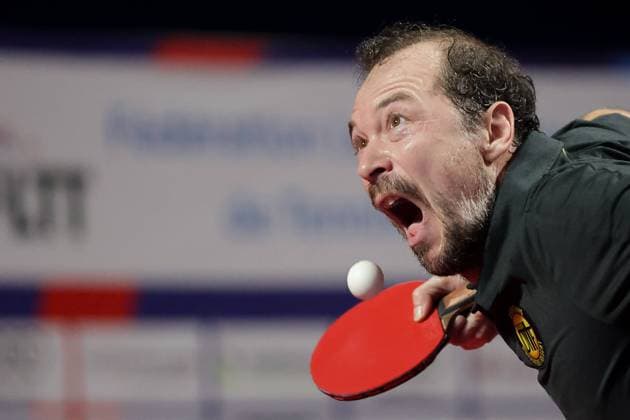 Bilder des Jahres 2024, Sport 02 Feburar Sport Themen der Woche KW05 Sport Bilder des Tages Zoltan Fejer-Konnerth (Hostert-Folschette) Tischtennis, Tennis de table 04.02.2024 Loterie Nationale Cup Finals Day - Coupe, Pokal, Finale, Pokalfinale DT Hueschtert-Folscht - DT Recken-Miersch (Hostert - Folschette - Reckingen - Mersch) Coque - Gymnase, Luxembourg *** Zoltan Fejer Konnerth Hostert Folschette Table tennis, Tennis de table 04 02 2024 Loterie Nationale Cup Finals Day Coupe, Cup, Final, Cup Final DT Hueschtert Folscht DT Recken Miersch Hostert Folschette Reckingen Mersch Coque Gymnase, Luxembourg 